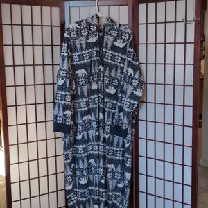 Winter Christmas Onesie with Hood